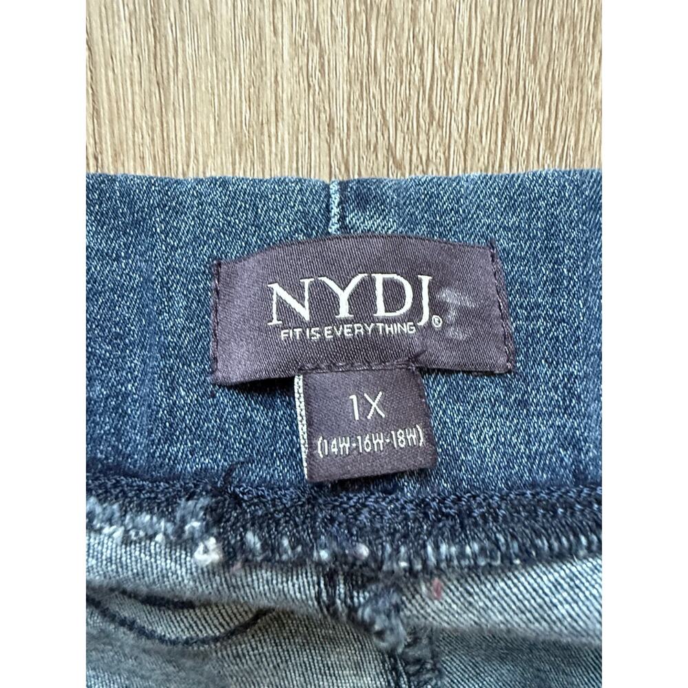 NYDJ Capri Denim, blue, women's size 1X, Comfort Waist - Picture 2 of 6